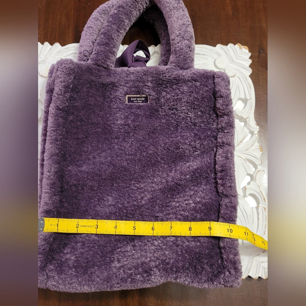 Kate Spade Faux Shearling Tote & Crossbody Bag - Picture 9 of 16